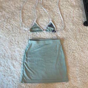 Adidas matching set, baby blue